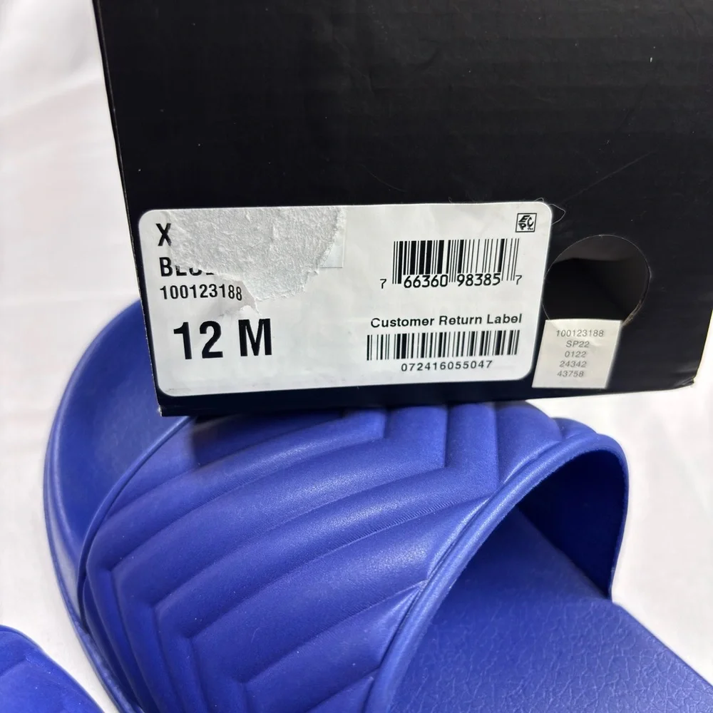 INC International‎ Concepts Blue Slide Sandals Size 12 Men’s | New in Box